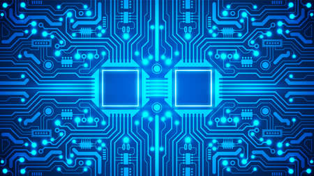 circuit board vector backgroundのイラスト素材