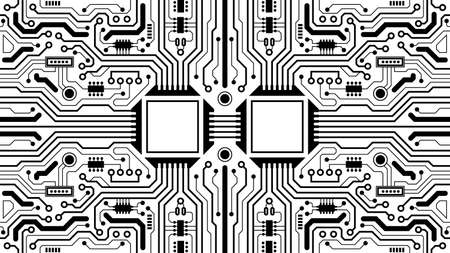 circuit board background textureのイラスト素材