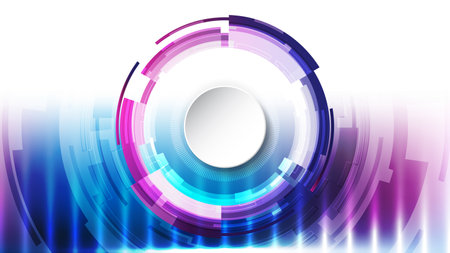 Abstract circle technology background. Vector illustration for your design. Eps 10のイラスト素材
