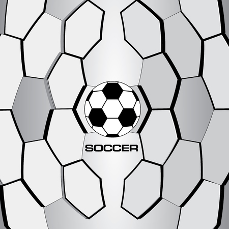 Soccer ball. Football Vector.のイラスト素材
