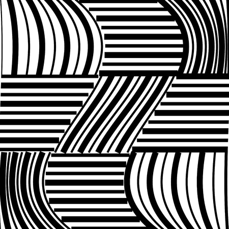 Abstract striped background. Vector art.のイラスト素材