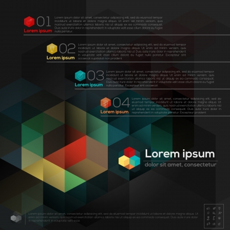 Geometric Shape Abstract Design Layoutのイラスト素材