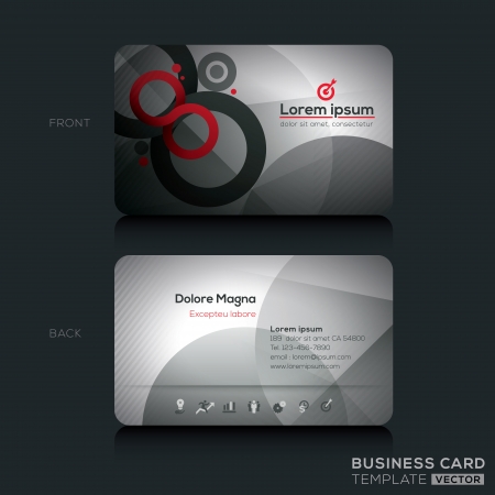 Business cards Design Templateのイラスト素材