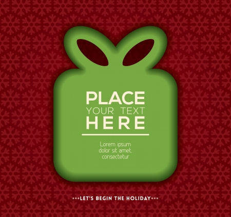 Christmas gift box vector Background designのイラスト素材