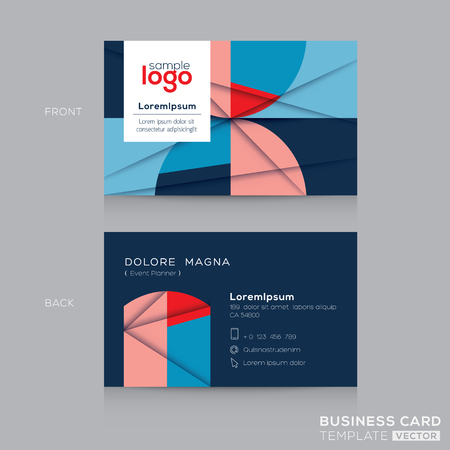 Abstract Business cards Design Templateのイラスト素材