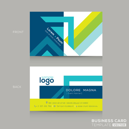 Abstract Business card Design Templateのイラスト素材