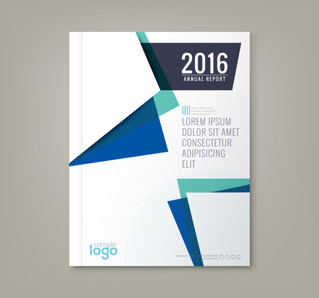 Abstract minimal geometric shapes design background for business annual report book cover brochure flyer posterのイラスト素材
