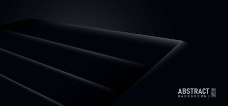 Abstract black vector background. Air Vent Grille closeup background.のイラスト素材