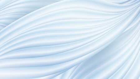 abstract white smooth soft wave backgroundのイラスト素材