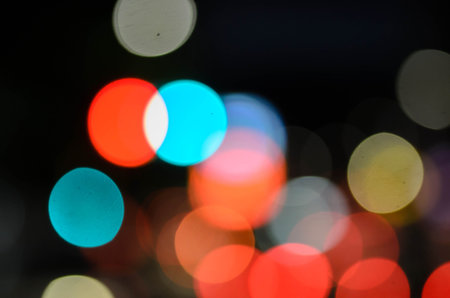 blur bokehの写真素材