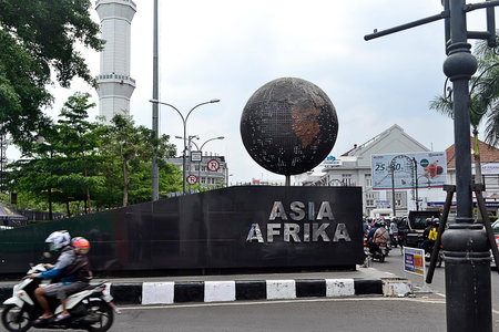 Bandung, West Java/Indonesia - September 7, 2019 : In this photo is the first memorial of the...