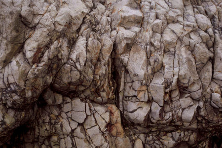 rock with some beautiful cracks