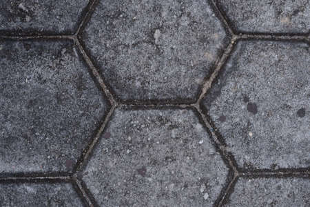 Home decoration, hexagon Paving blockの写真素材