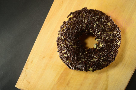 Cake, Donuts with chocolate topping sprinkled on top