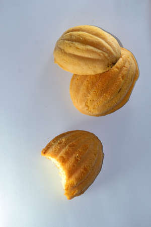 "Bolu Kering" is a snack from Indonesia which has a crunchy and dry texture.の写真素材