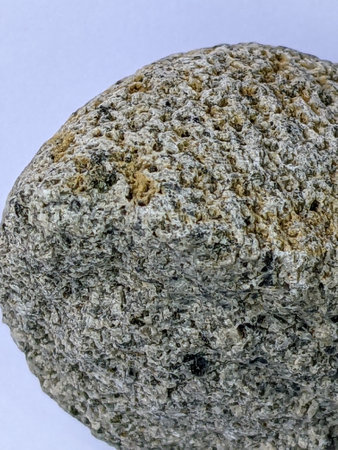 One natural stone with white backgroundの写真素材