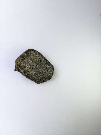 One natural stone with white backgroundの写真素材