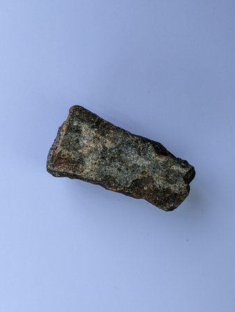 One natural stone with white background