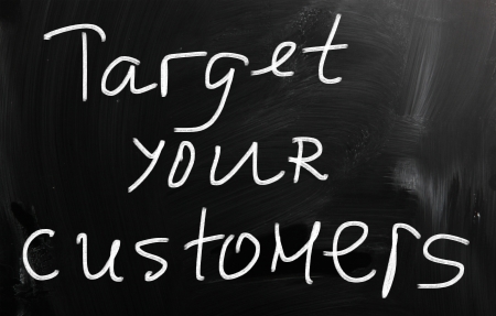 target your customersの写真素材