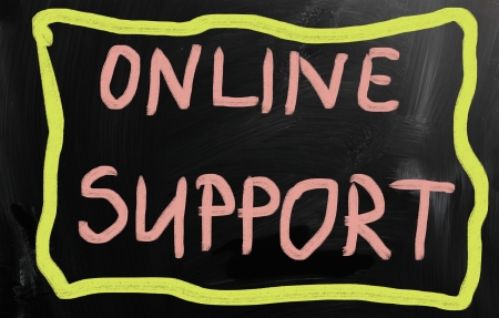 Online supportの写真素材