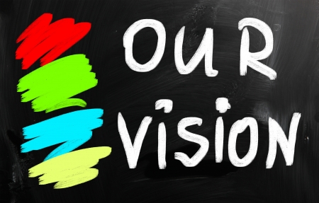 business ideas handwritten with white chalk on a blackboard.の写真素材