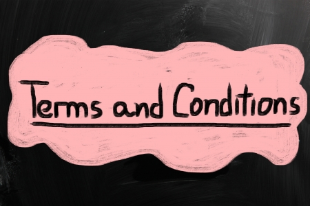 Terms & Conditionsの写真素材