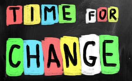 Time for Change conceptの写真素材