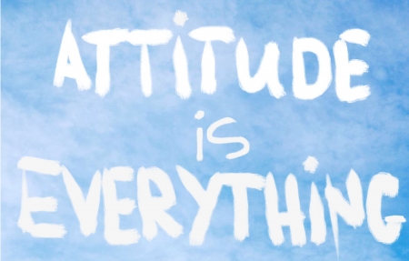 Attitude is Everythingの写真素材