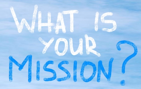 What is your mission?の写真素材