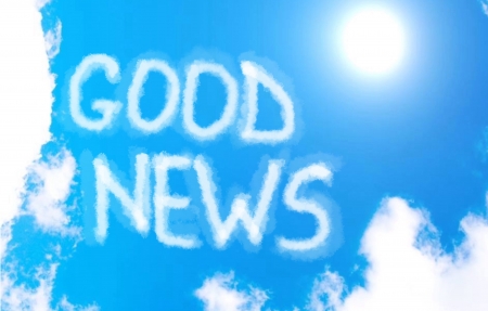 Good News!の写真素材