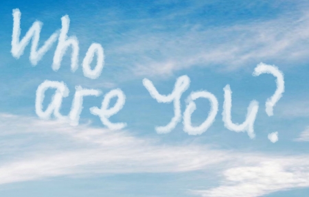 Who are you?の写真素材