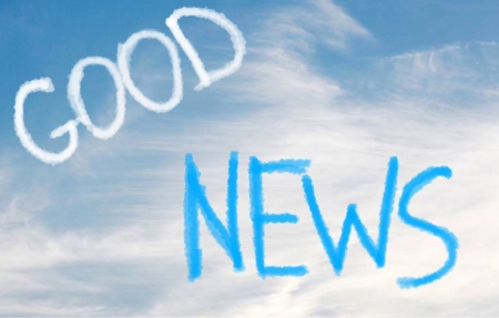 Good News!の写真素材
