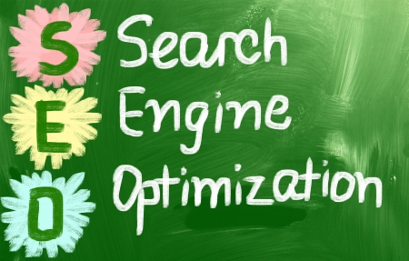 Search engine optimization ( SEO ) conceptの写真素材