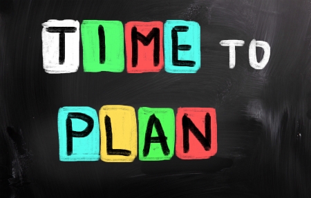 Time To Plan Conceptの写真素材