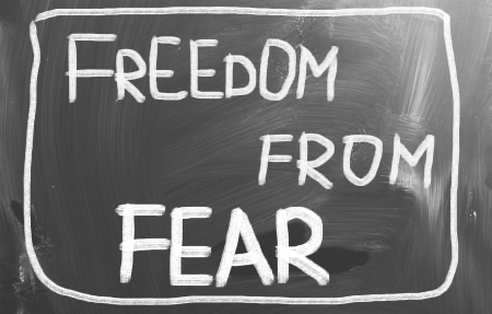 Freedom From Fear Conceptの写真素材
