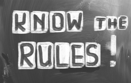 Know The Rules Conceptの写真素材