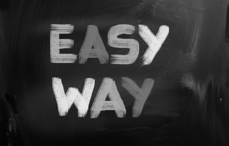 Easy Way Conceptの写真素材