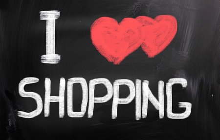 I Love Shopping Conceptの写真素材