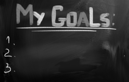 My Goals Conceptの写真素材