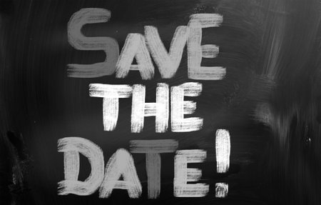 Save The Date Conceptの写真素材