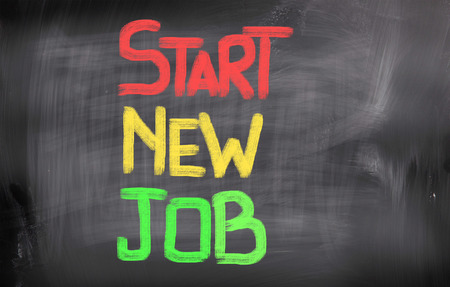 Start New Job Conceptの写真素材