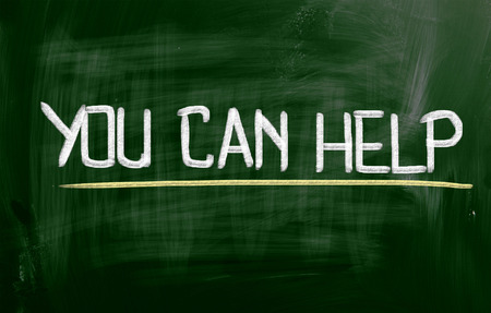 You Can Help Conceptの写真素材