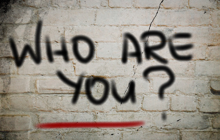 Who Are You wordsの写真素材