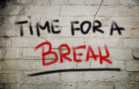 Time For A Break Conceptの写真素材