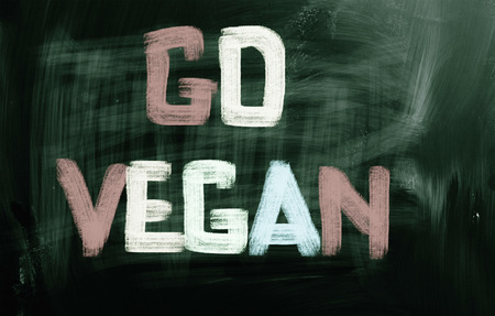 Go Vegan Conceptの写真素材
