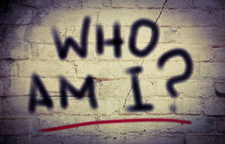 Who Am I Conceptの写真素材