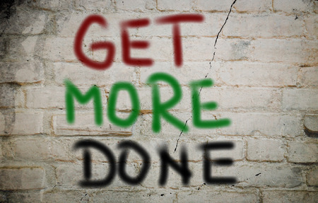 Get More Done Conceptの写真素材