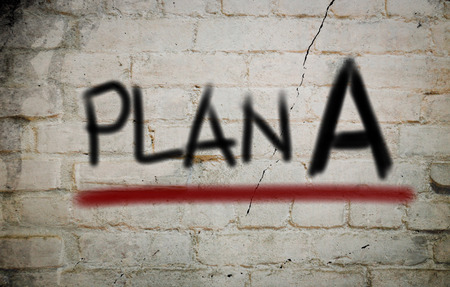 Plan A Conceptの写真素材