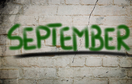 September Conceptの写真素材