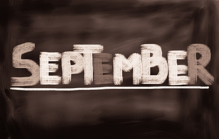 September Conceptの写真素材